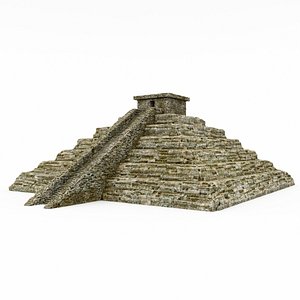 3d stone cliff model