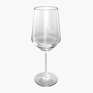 Pure Bordeaux Wine Glass 3D
