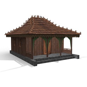 Javanese Architecture House Known as Joglo or LImasan model