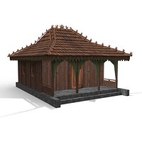 Javanese Architecture House Known as Joglo or Limasan