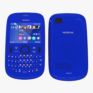Nokia Asha 201 Blue