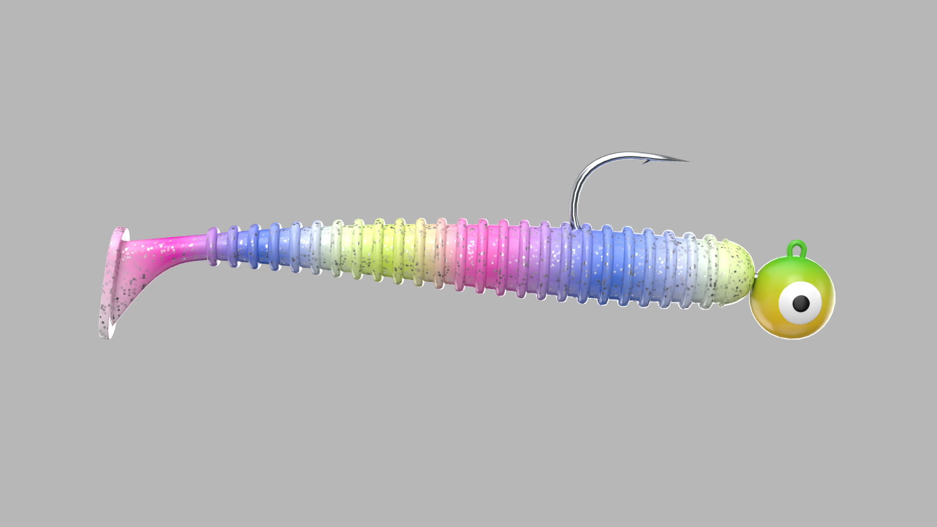 Jelly Worm Fishing Lure 06 3D Model TurboSquid 1979678