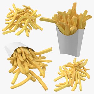 3D fries model
