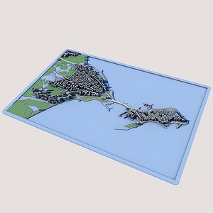 Nesebar 3D Model Ancient Black Sea City Burgas Bulgaria Architectural Heritage