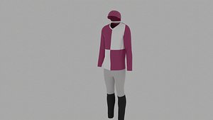 3D model Jockey Costume