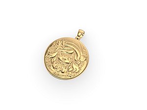 3D model Cute Christmas Pendant