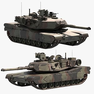 M1A2 Camo Rigged