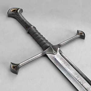 Medieval Sword - Ancient Viking Gameready PBR Weapon 3D model