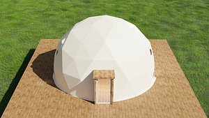 Geodesic dome 3D model