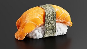 3D Salmon Sushi