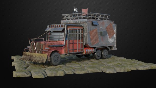3D Apocalypse Car model - TurboSquid 1921426