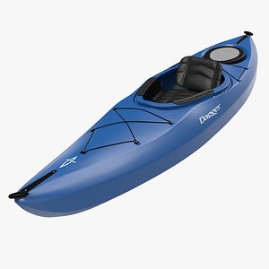 3d kayak modeled realistic