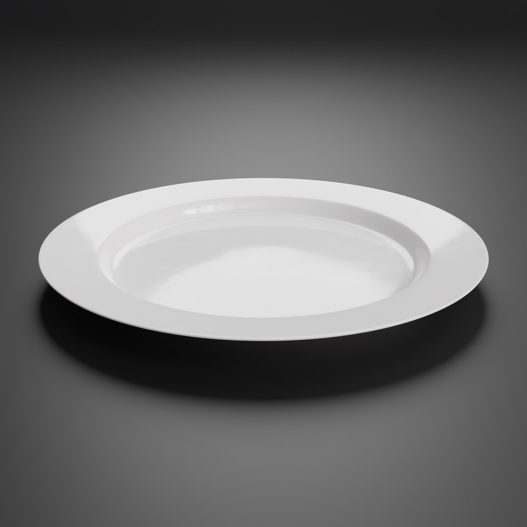 3D Porcelain Dinner Plate - TurboSquid 1975789