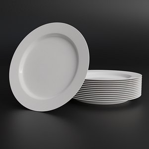 3D Porcelain Dinner plate