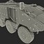 3d model iveco superav 8x8 armored