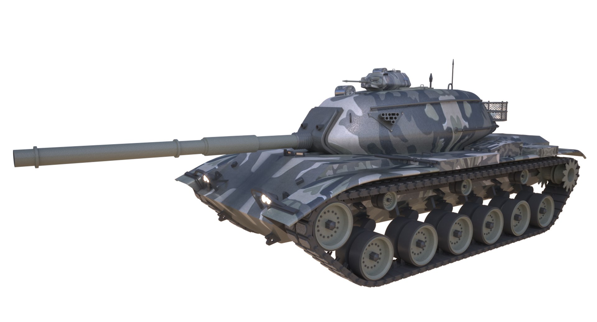 Combat Tank M60a3 Model - TurboSquid 1167411