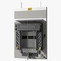 Loading Dock Bay with Roll-Up Door