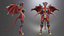 Personaggio Succubus Princess animato stilizzato low poly pronto per il gioco