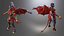 Personaggio Succubus Princess animato stilizzato low poly pronto per il gioco