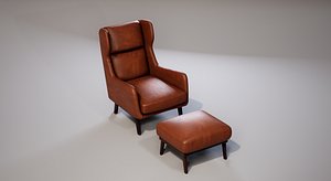 3D chair armchair