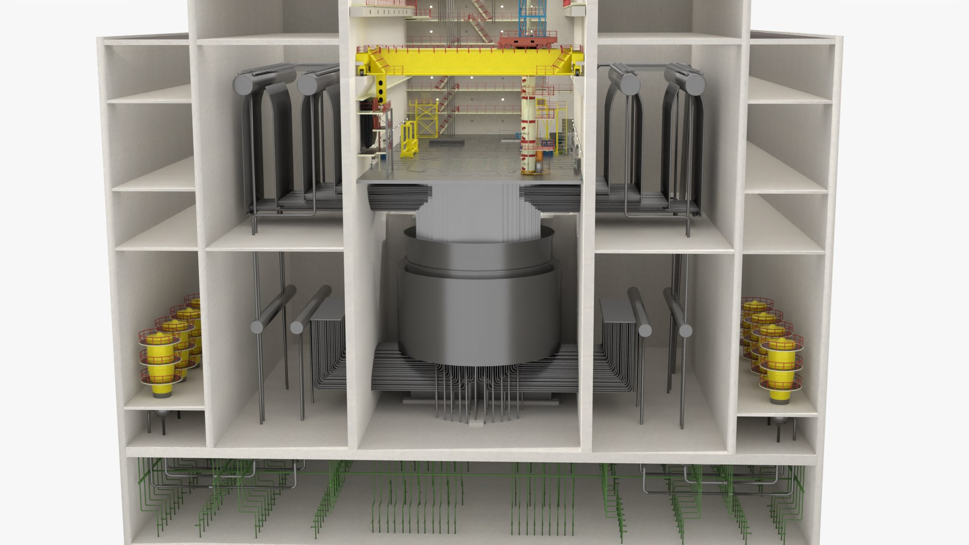 RBMK Reactor 4 Chernobyl Model - TurboSquid 2142835