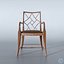 Fauteuil en treillis délicat