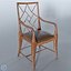 Fauteuil en treillis délicat