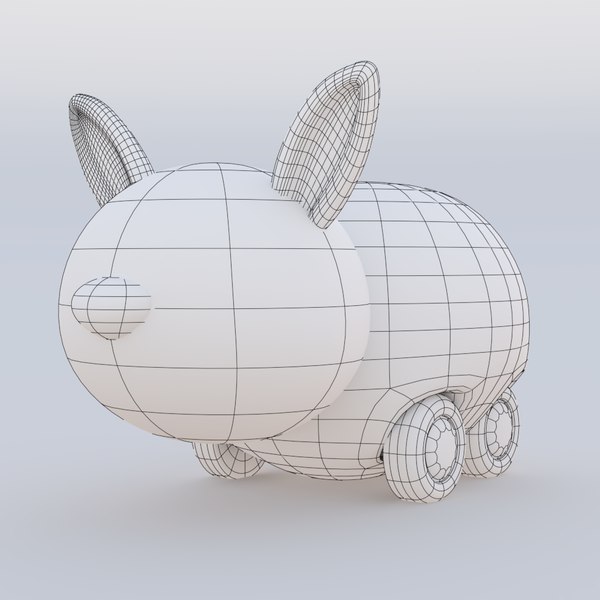 Cute toy rabbit 3D model - TurboSquid 1524656