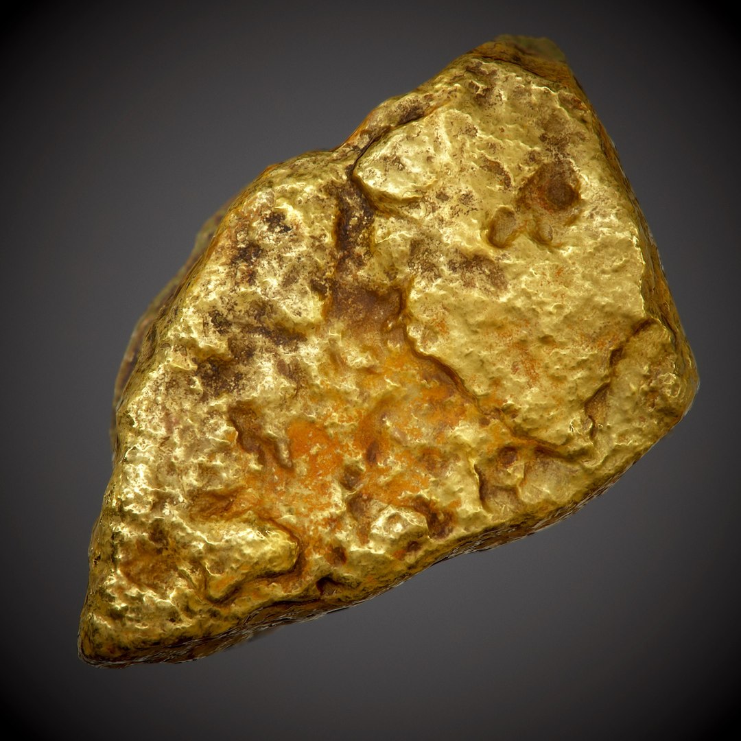 Gold Nugget Pbr - 3D - TurboSquid 1293344