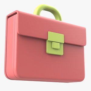 Cartoon Business Briefcase