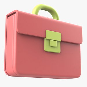Cartoon Business Briefcase