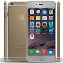 iPhone 6 Plus Gold 2 3D Model