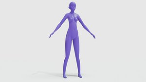 3D woman body