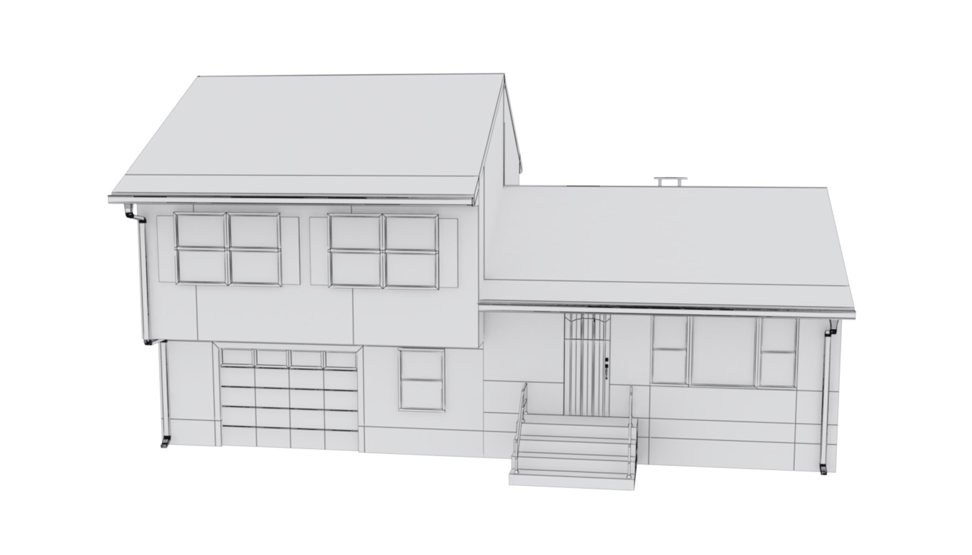 3D realistic split level house https://p.turbosquid.com/ts-thumb/LC/hihO6L/iQ2hHYSp/render_wire0000/png/1534217126/1920x1080/fit_q87/0e007925490be781cec3ee2604429c27006782d6/render_wire0000.jpg