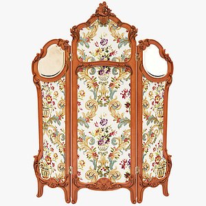 3D folding screen