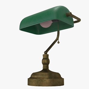 bankers lamp 3D model