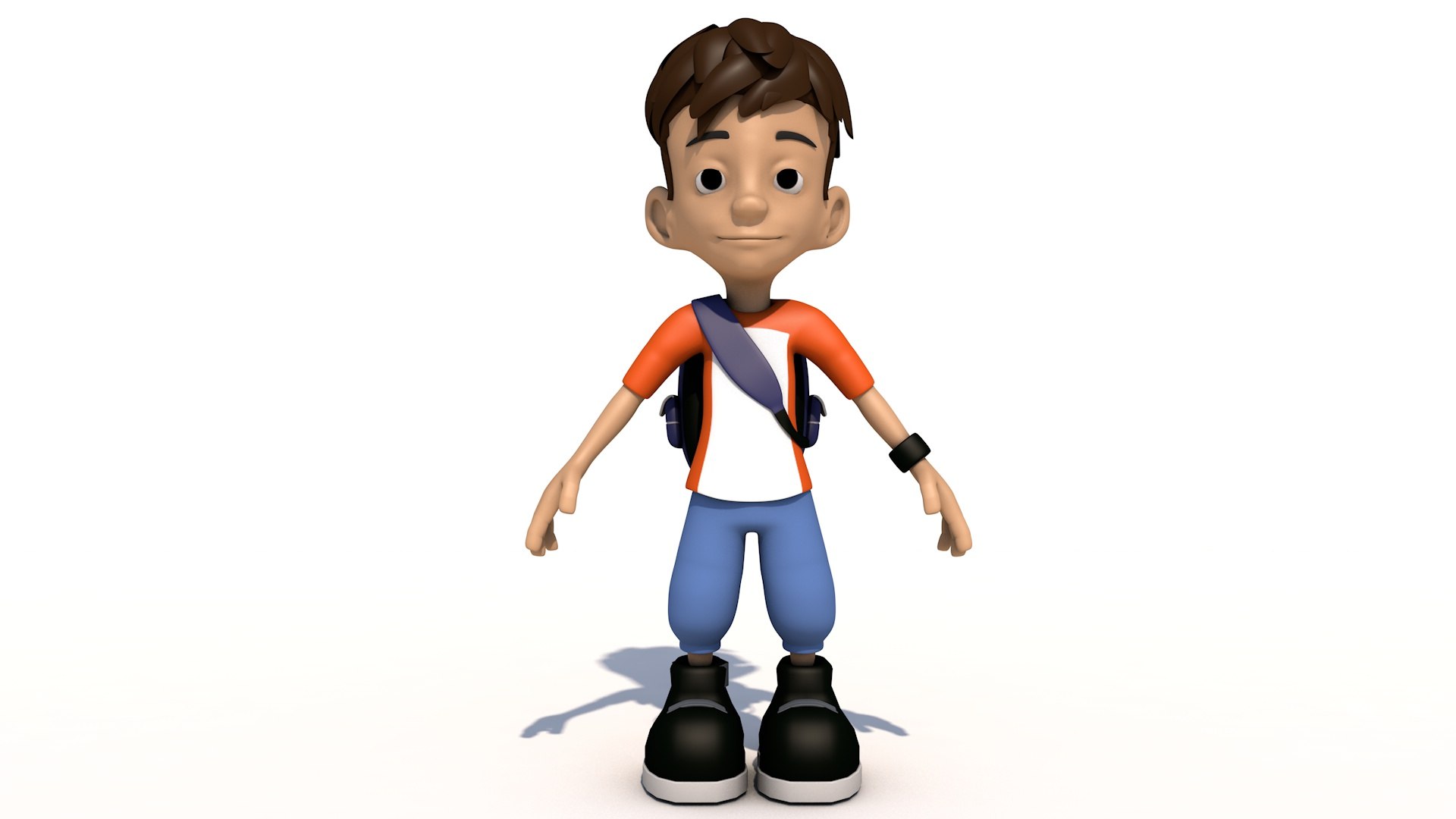 3D cartoon kid character - TurboSquid 1541789