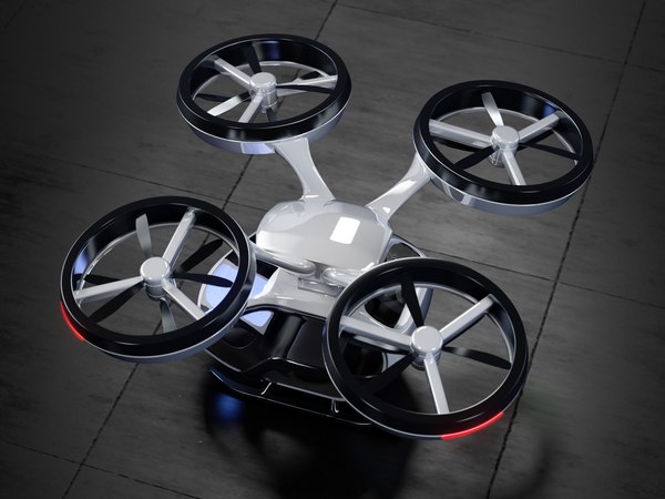 Passenger quadcopter concept 3D model - TurboSquid 1895284