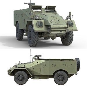 3D model BTR 40 Armored Car