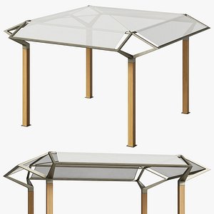 3D Ethimo shading pergola Cosmo model