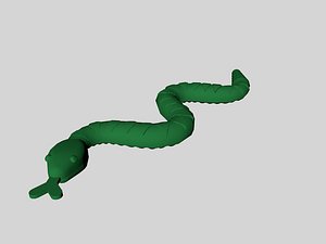 3D lego snake cobra