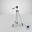 adjustable laser level tripod 3D model