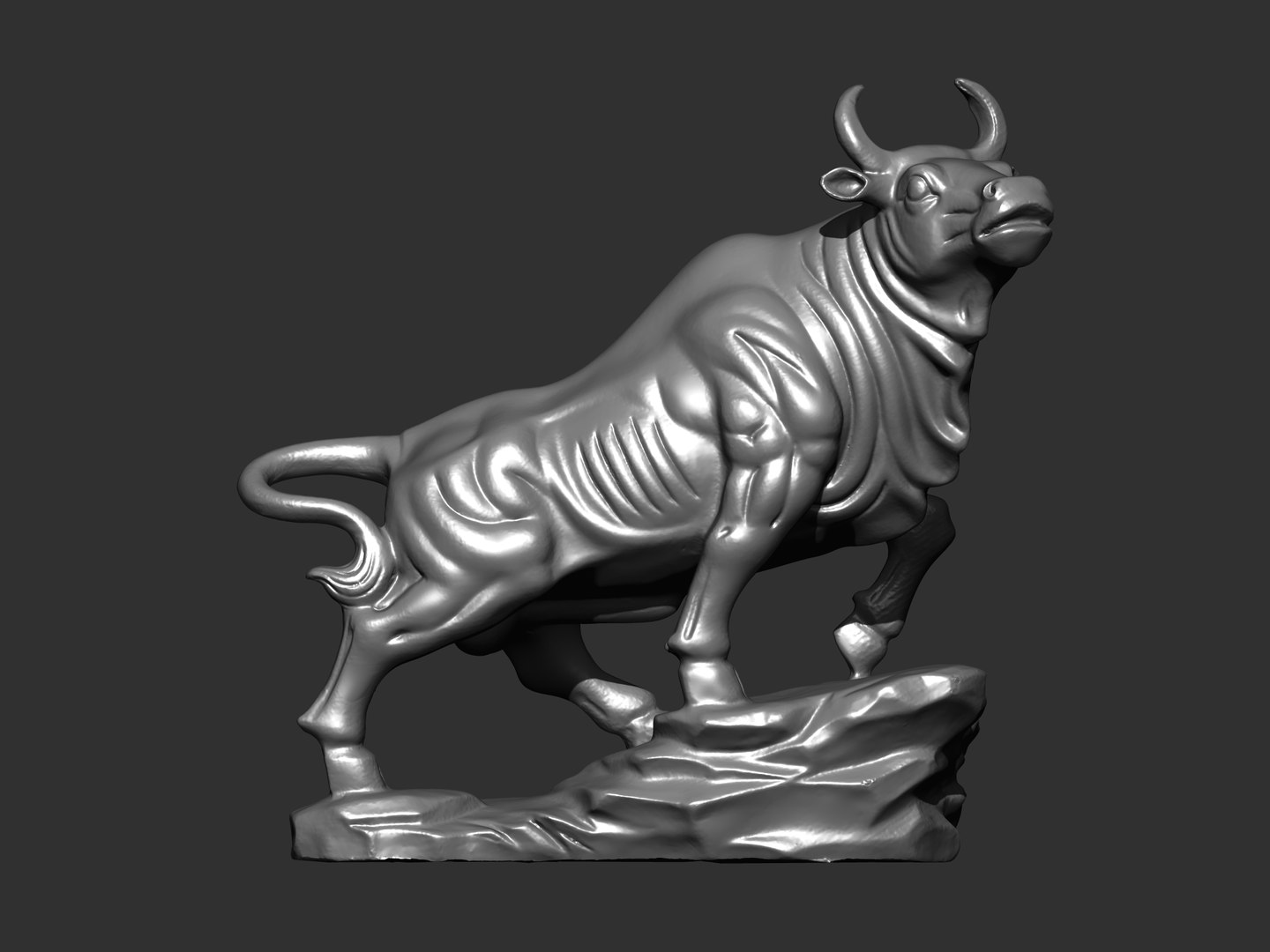 3d Bull Sculpture Turbosquid 2167320 8364