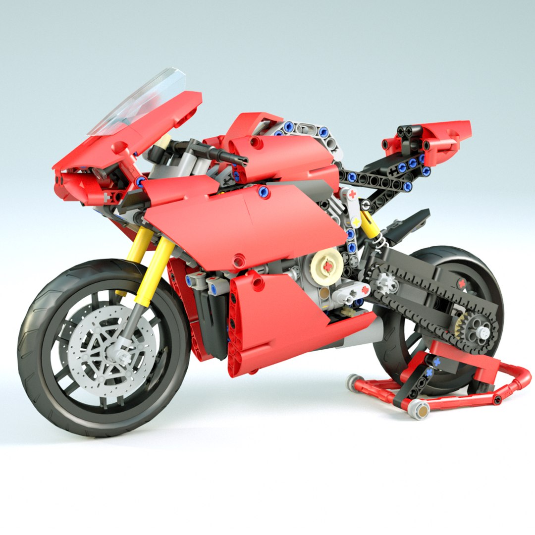 LEGO Motorcycle V4 3D - TurboSquid 1912675