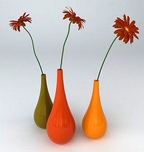 3d gerbera model