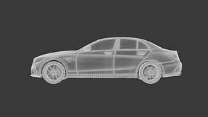 Mercedess  c63 AMG  Rigged Hight Qualite 3D model