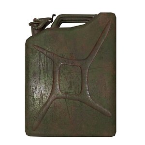 Gas canister low-poly