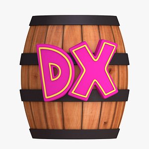 DX Barrel - Donkey Kong Assets