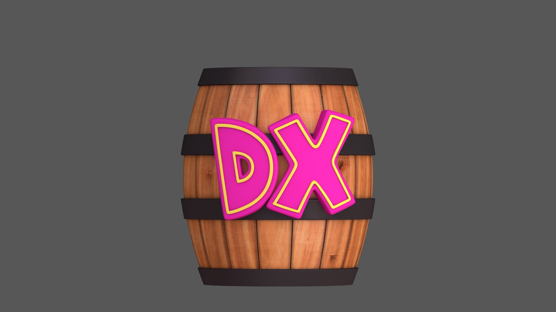 Barrel Donkey Kong 3D TurboSquid 1610844