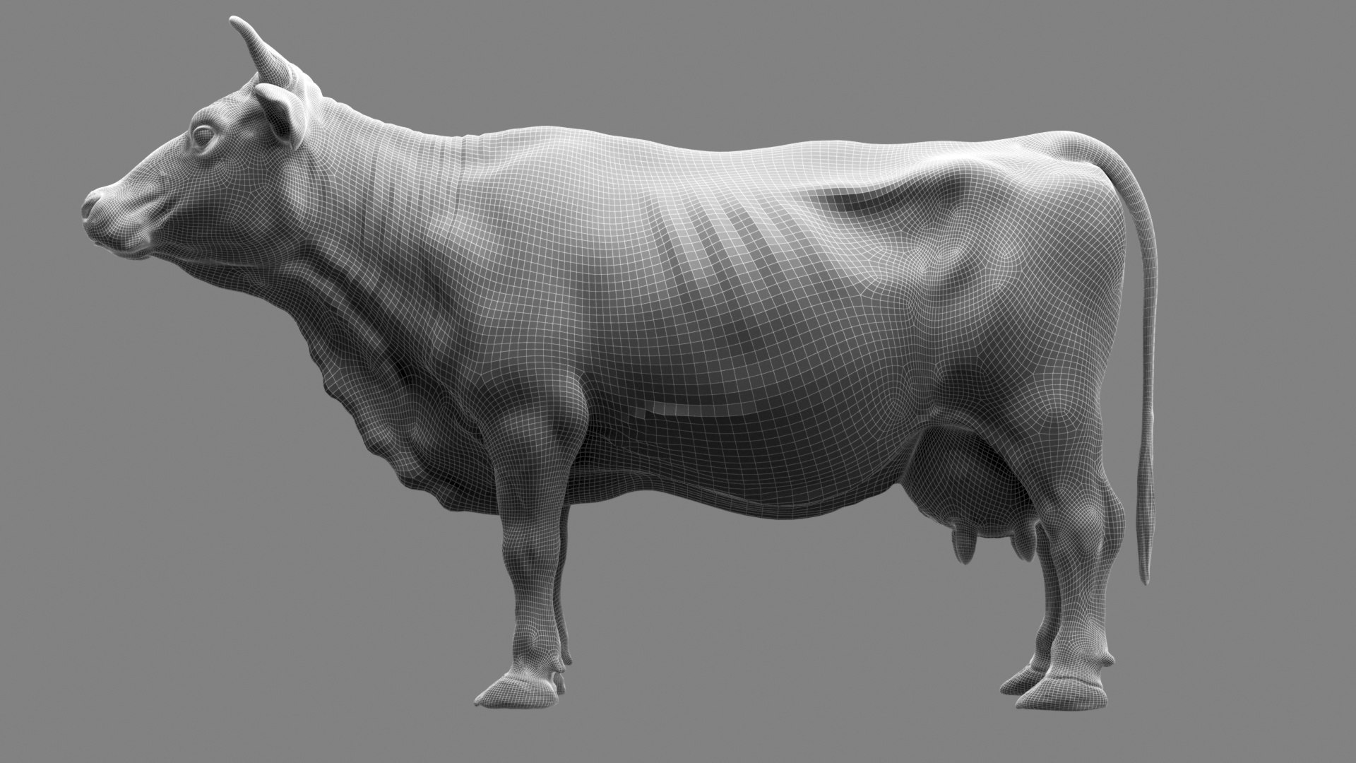 3D Dairy Cow Model - TurboSquid 1480074